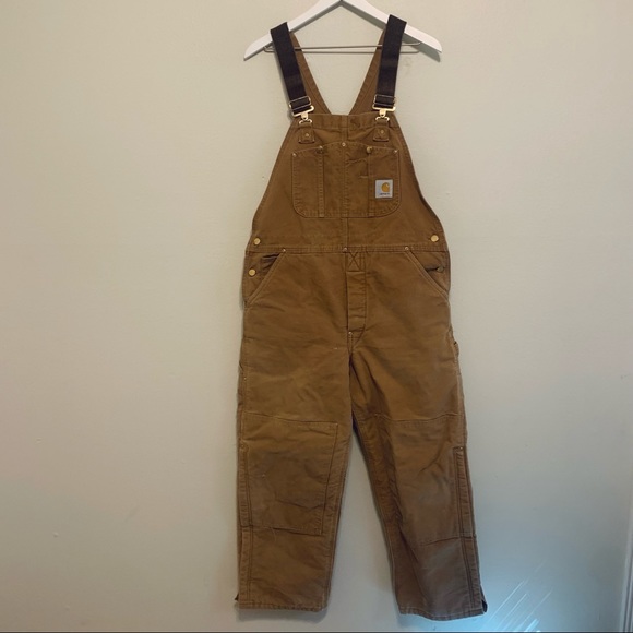 Carhartt Other - Carhartt | Vintage Quilt Lined Duck Bib Overalls